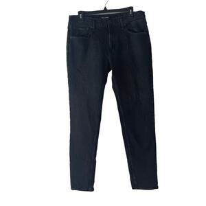 Free Assembly 34 X 32 Black Straight‎ Leg Denim Jeans